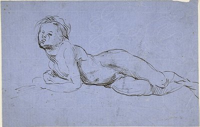 Młody chłopiec w pozycji leżącej autorstwa Jean Baptiste Carpeaux