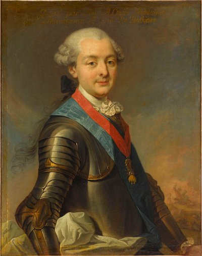 Louis Jean Marie de Bourbon, książę Penthievre 1725-1793, ok. 1760. autorstwa Jean Baptiste Charpentier