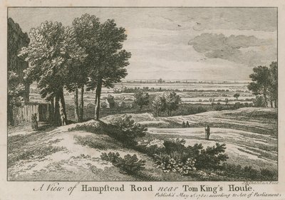 Widok na Hampstead Road w pobliżu Tom King
