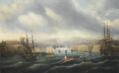 Oblężenie Sewastopola, ok. 1856-1857 autorstwa Jean Baptiste Durand Brager