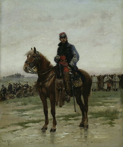 Oficer konny autorstwa Jean Baptiste Edouard Detaille