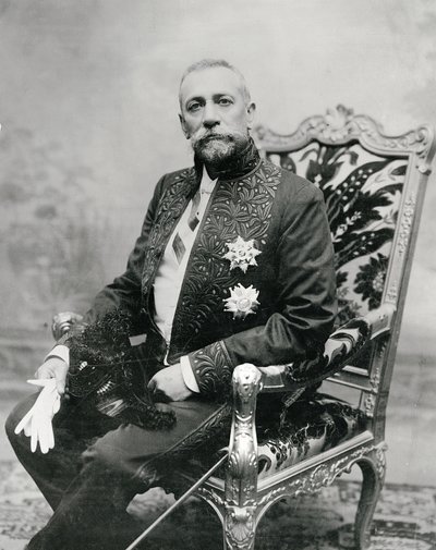 Honoré Charles Grimaldi, książę Albert z Monako autorstwa Jean Baptiste Edouard Detaille