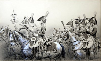Wojny Napoleońskie, Banda 4. Dragonów autorstwa Jean-Baptiste Edouard Detaille