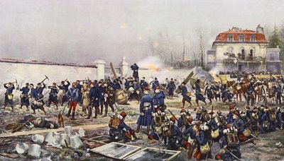 Obrona Champigny autorstwa Jean Baptiste Edouard Detaille