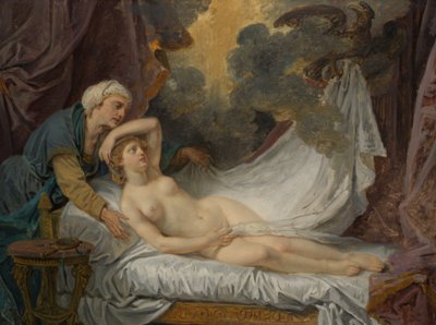 Egina Odwiedziła Jowisza, ca. 1767-69. autorstwa Jean Baptiste Greuze