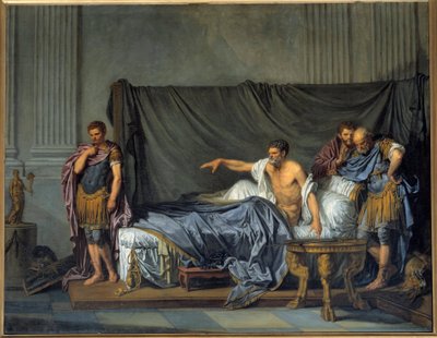 Cesarz Septymiusz Sewer (Lucjusz Septymiusz Severus Pertinax autorstwa Jean Baptiste Greuze