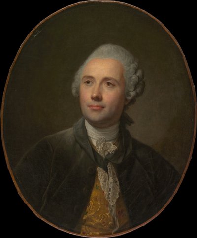 Jean Jacques Caffiéri 1725-1792, ca. 1765. autorstwa Jean Baptiste Greuze