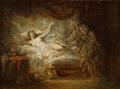 Jowisz i Egina autorstwa Jean Baptiste Greuze