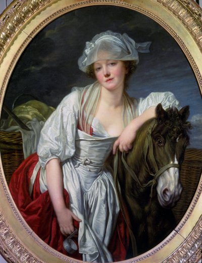 Obraz dojarki Jean-Baptiste (Jean Baptiste) Greuze (1725-1805) 1780 Nd. 106x86 cm Paryż, Luwr autorstwa Jean Baptiste Greuze