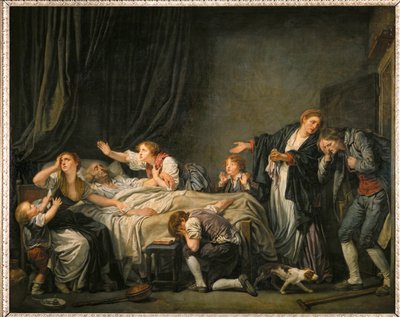 Le fils puni. Ukarany syn ... autorstwa Jean Baptiste Greuze