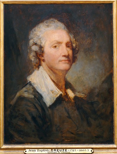 Portret artysty - Autoportret ... autorstwa Jean Baptiste Greuze