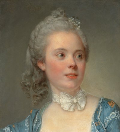 Portret damy, ok.1765 autorstwa Jean Baptiste Greuze