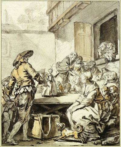 Savoyard z tańczącą lalką autorstwa Jean Baptiste Greuze