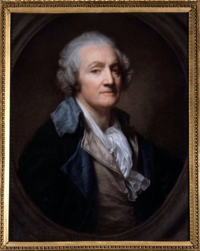 Obraz autoportretowy Jeana Baptiste Greuze (1725-1805) XVIII w. Słońce. 0,73x0,59 m² autorstwa Jean Baptiste Greuze