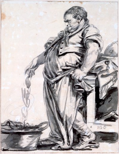 Rzeźnik, c1745-1805 autorstwa Jean Baptiste Greuze
