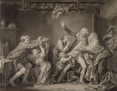 Klątwa Ojca: Niewdzięczny syn autorstwa Jean Baptiste Greuze