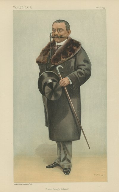 Teofil Delcasse autorstwa Jean Baptiste Guth