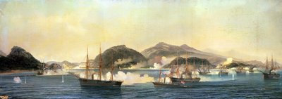 Шимоносэкигийн хоёр дахь тулаан, 1864 оны 9-р сарын 5, 1868 оны поли autorstwa Jean Baptiste Henri Durand Brager
