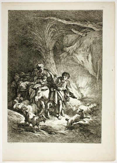 Płyta 30 z 38 z Oeuvres de J. B. Huet autorstwa Jean Baptiste Huet