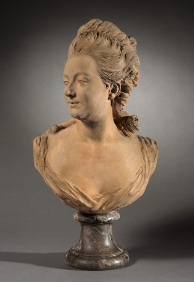 Portret panny de Vandeul, prawdopodobnie 1760 autorstwa Jean Baptiste II Lemoyne