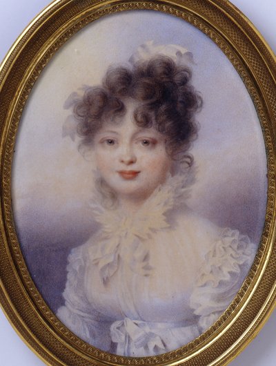 Wielka Księżna Katarzyna Pawłowna Rosji 1788-1819, królowa Wirtembergii autorstwa Jean Baptiste Isabey