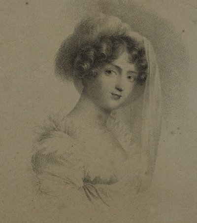 Pani. Horace Vernet autorstwa Jean Baptiste Isabey