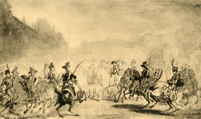 „Revue du Quintidi”, 1800 lub 1801, 1921 autorstwa Jean Baptiste Isabey