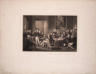 Kongres Wiedeński, ok. 1930 r. 1815 autorstwa Jean Baptiste Isabey