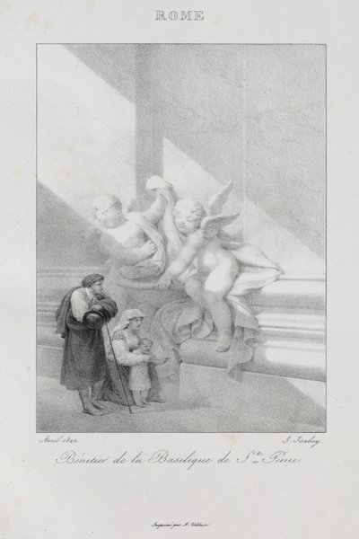 Wyjazd do Włoch w 1822 r. autorstwa Jean Baptiste Isabey