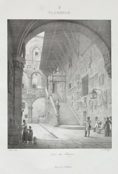Wyjazd do Włoch w latach 1822, 1833. autorstwa Jean Baptiste Isabey