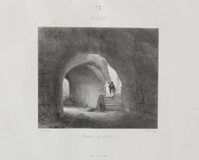 Wyjazd do Włoch w latach 1822, 1833. autorstwa Jean Baptiste Isabey