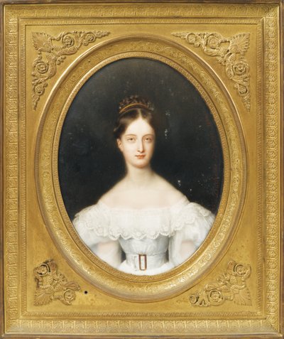 Księżniczka Clémentine Orléans 1817-1907, księżniczka Sachsen-Coburg i Gotha, 1830 autorstwa Jean Baptiste Joseph Duchesne