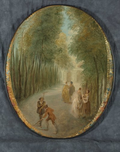 Wiosna, ok. 1720-36 autorstwa Jean Baptiste Joseph Pater