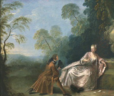 Dzielna rozmowa autorstwa Jean Baptiste Joseph Pater