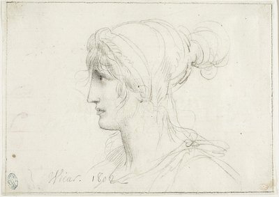 Profil kobiety autorstwa Jean Baptiste Joseph Wicar