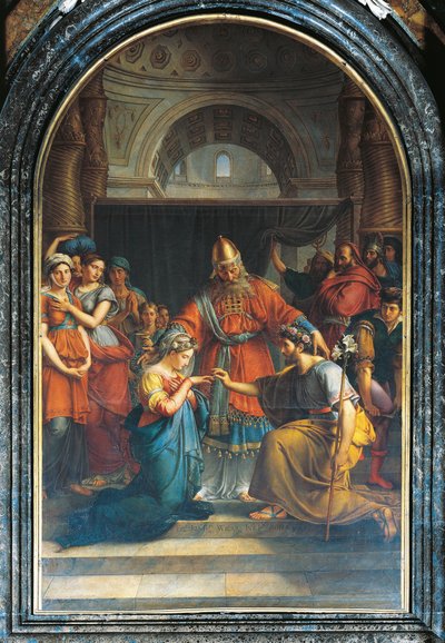 Małżeństwo dziewicy autorstwa Jean Baptiste Joseph Wicar