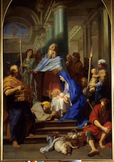 Prezentacja w Temple Peinture autorstwa Jeana Jouveneta autorstwa Jean-Baptiste Jouvenet