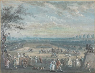 Przegląd Pól Marsowych autorstwa Jean Baptiste Le Paon
