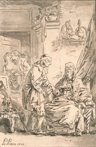 Dotyk, 1775. autorstwa Jean Baptiste Le Prince