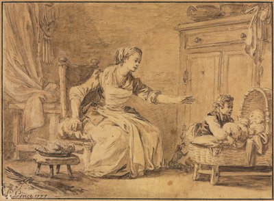 Aplikacja macierzyńska, 1777. autorstwa Jean Baptiste Le Prince