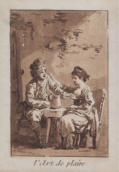 Sztuka zadowalania, 1771. autorstwa Jean Baptiste Le Prince