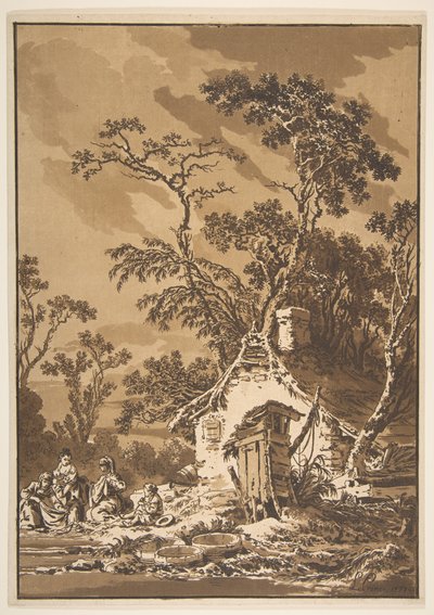 Praczki Praczki, 1771. autorstwa Jean Baptiste Le Prince