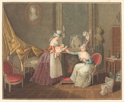 Obiad dla fanów autorstwa Jean Baptiste Mallet after Henri Nicolas van Gorp