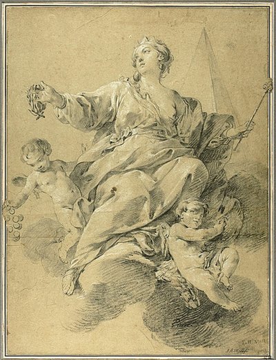 Alegoria Zwycięstwa autorstwa Jean Baptiste Marie Pierre