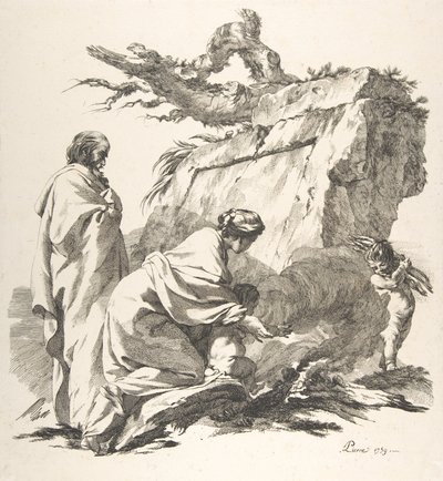Ucieczka do Egiptu, 1759. autorstwa Jean Baptiste Marie Pierre