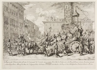 Chińska maskarada autorstwa Jean Baptiste Marie Pierre