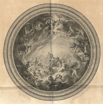 Kopuła Salonu Pokoju (kopuła Salonu Pokoju) [pl. 44] autorstwa Jean Baptiste Masse