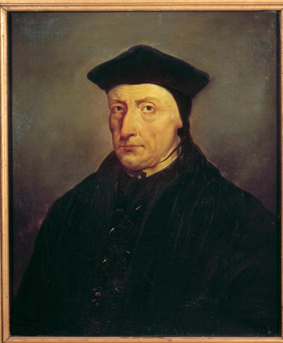 Portret Guillaume Bude (Budee) (Budaeus) (1467-1540), francuski humanista. Jean Baptiste Mauzaisse (1784 - 1844) autorstwa Jean Baptiste Mauzaisse