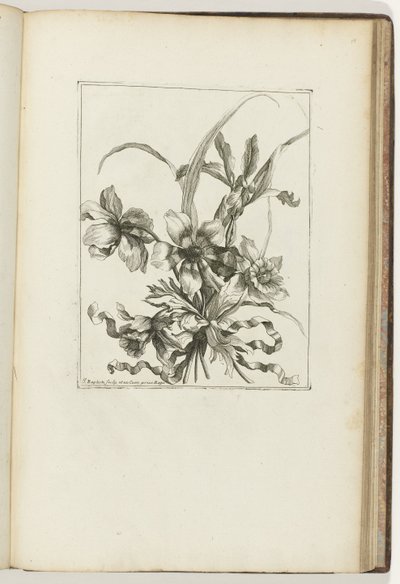 Związany bukiet Les Petits Bukiety (tytuł serii) autorstwa Jean Baptiste Monnoyer