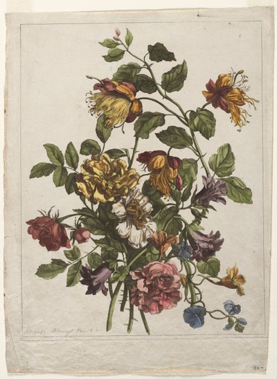 Bukiet. autorstwa Jean Baptiste Monnoyer I